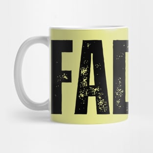 Faded- a word design that looks kind of faded Mug